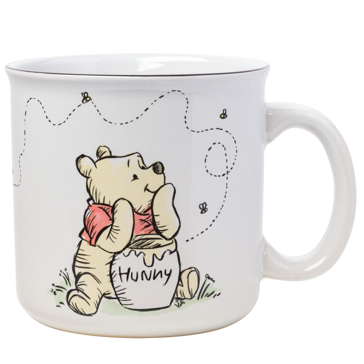 Silver Buffalo Disney Winnie the Pooh Band Music, 3D Sculpted Mug, 20oz