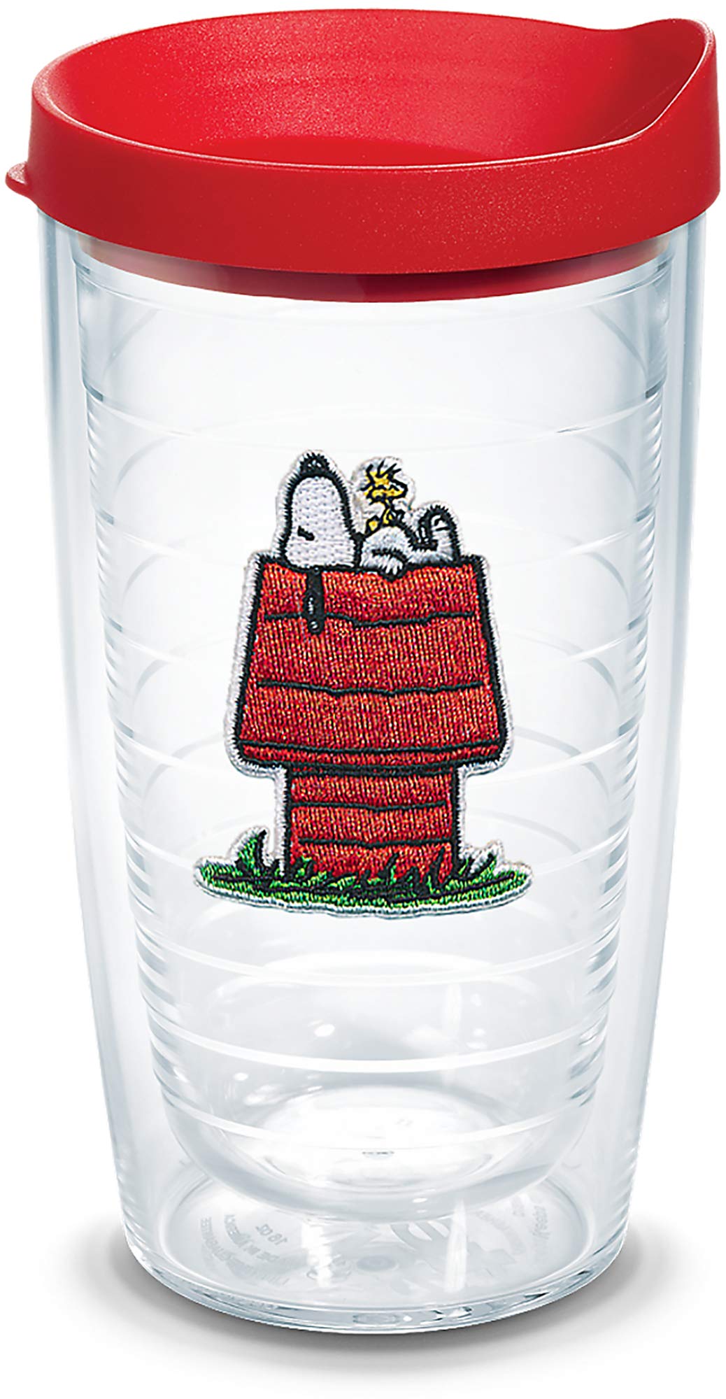 Tervis Peanuts Best Buddies Collection Snoopy Woodstock House Made in USA Double Walled Insulated Tumbler Travel Cup Keeps Drinks Cold & Hot, 16oz Mug, Felt