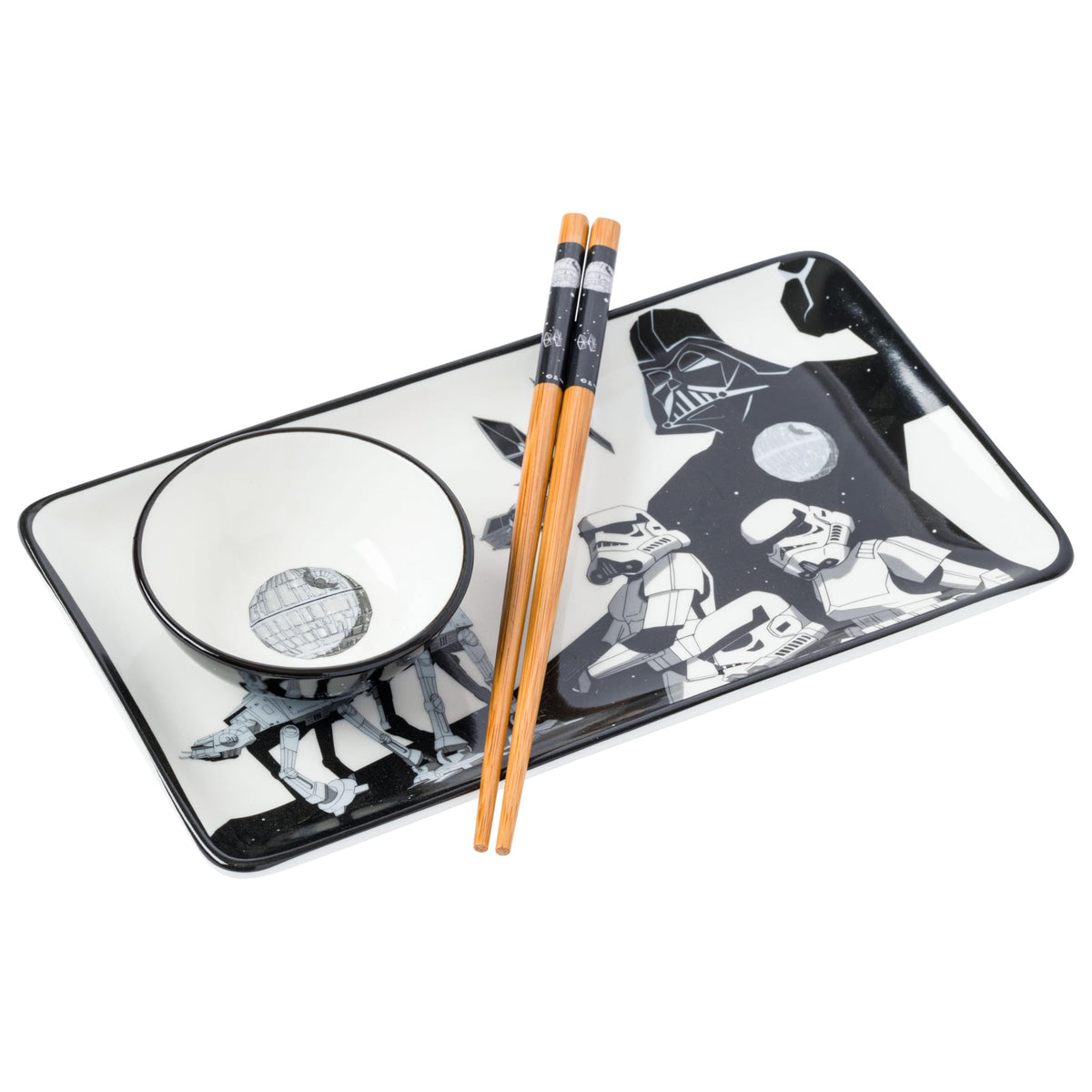 Silver Buffalo Scooby Doo Feed Me Retro, Ceramic Sushi Set