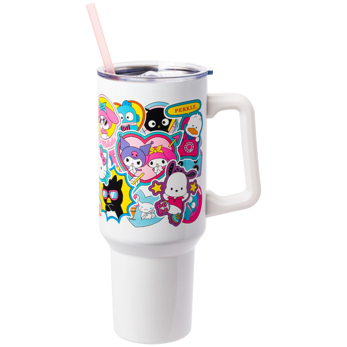 Silver Buffalo Care Bears Watercolor, Stainless Steel Tumbler, 40oz
