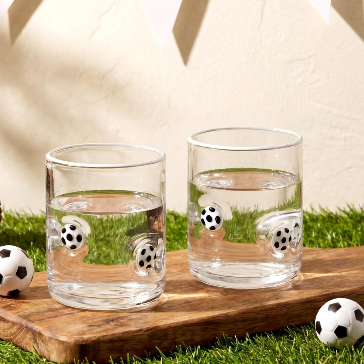 SiliFine 2 Pcs Candy Bear Icon Juice Glasses