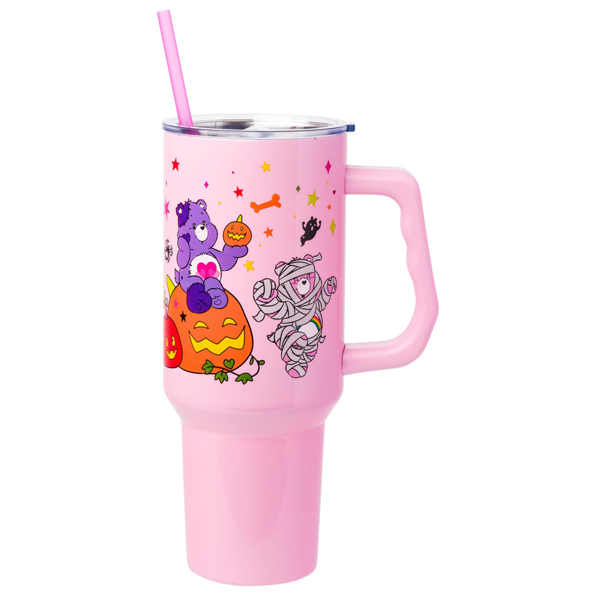 Silver Buffalo Care Bears Watercolor, Stainless Steel Tumbler, 40oz