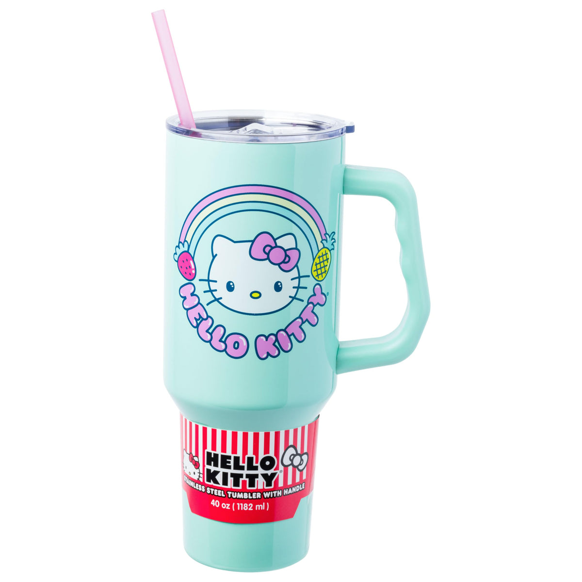 Silver Buffalo Care Bears Watercolor, Stainless Steel Tumbler, 40oz