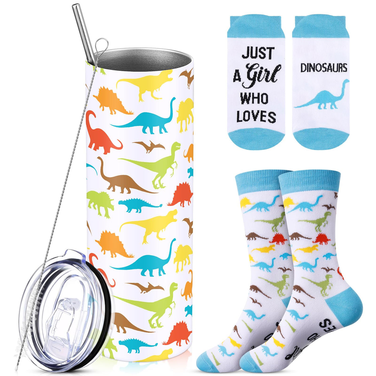 Funnymoom 2 Pack Frog Themed Gift for Women Tumbler Socks Set