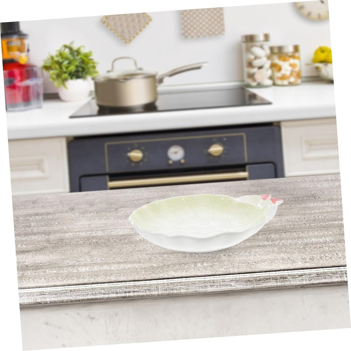 Ceramic Cartoon Serving Plate Cute Rabbit Design Decorative Food Tray for Party Snacks Appetizers Multi-functional Dinner Plate for Home Restaurant Hotel Use