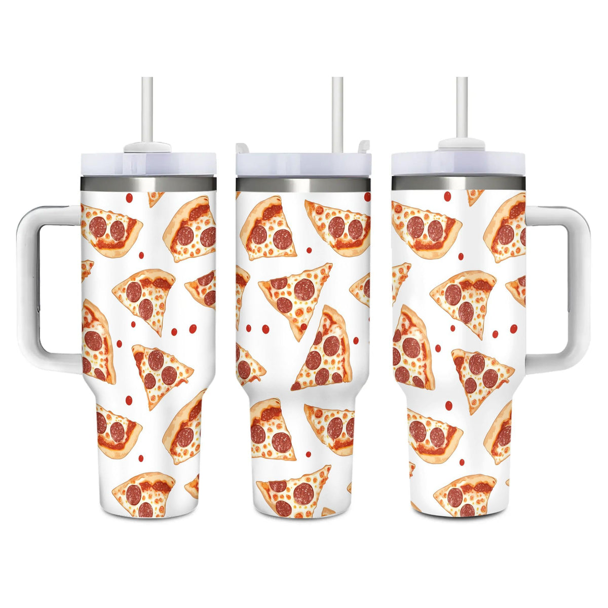 Red Ladybugs Vacuum Insulated Travel Tumbler 40 oz (1200 ml)