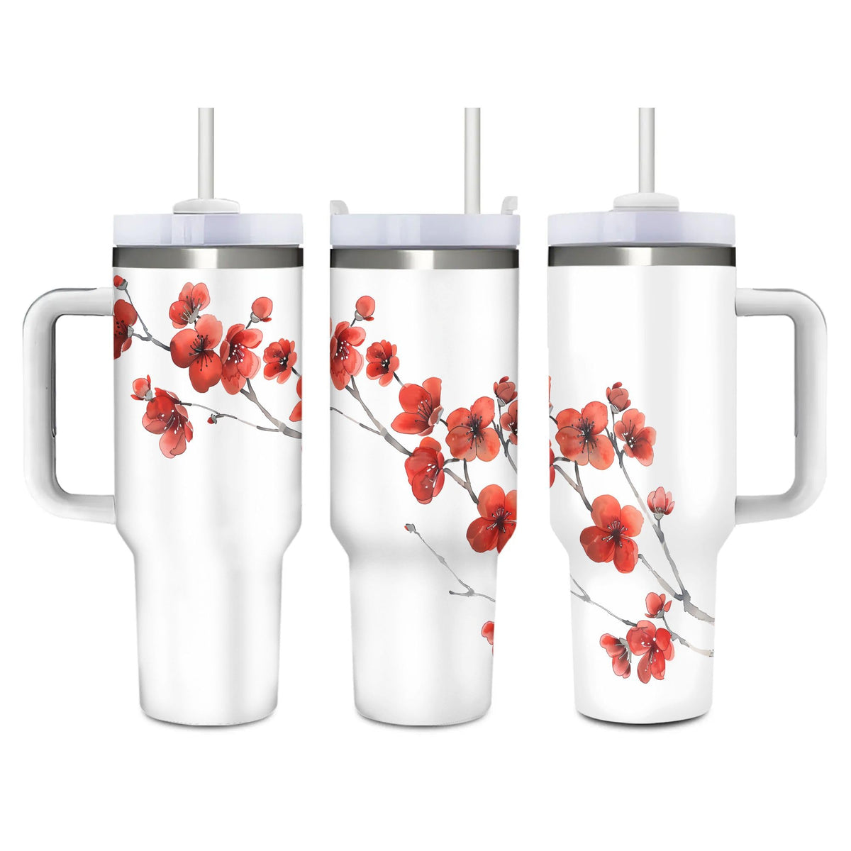 Red Ladybugs Vacuum Insulated Travel Tumbler 40 oz (1200 ml)
