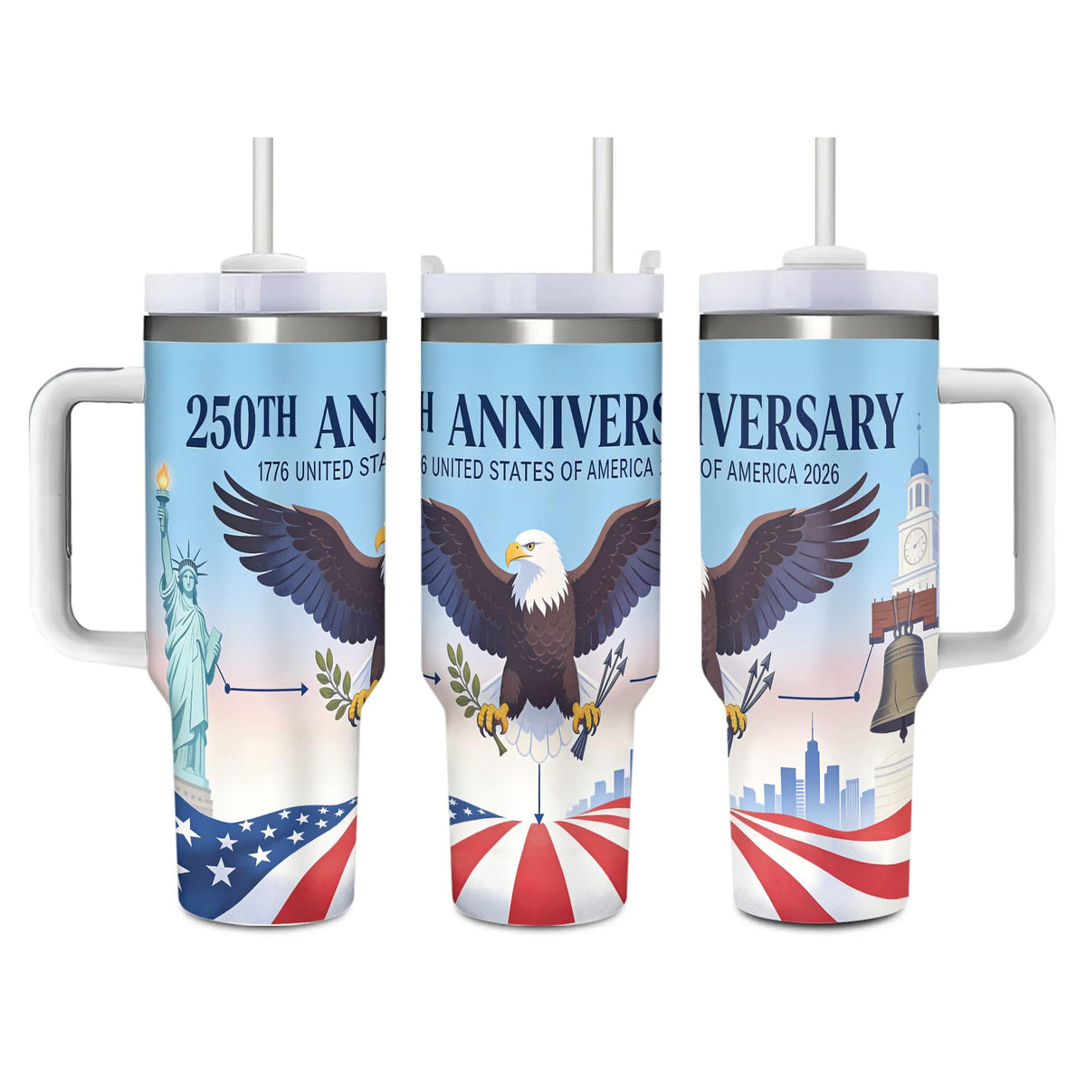 Cartoon Sharks 40 Oz (1200 ml) Ice Bully Cup with Handle Straw, Cute Sea Animals Stainless Steel Travel Insulated Tumbler, Personalized Coffee Mug for Birthday Festval Gifts