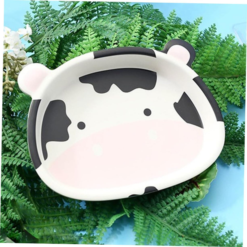 Alipis Cartoon Cow Shaped Breakfast Bowl Creative Food Serving Bowl for Boys and Girls Easy to Clean for Salad Fruits and Noodles Fun Table Decoration