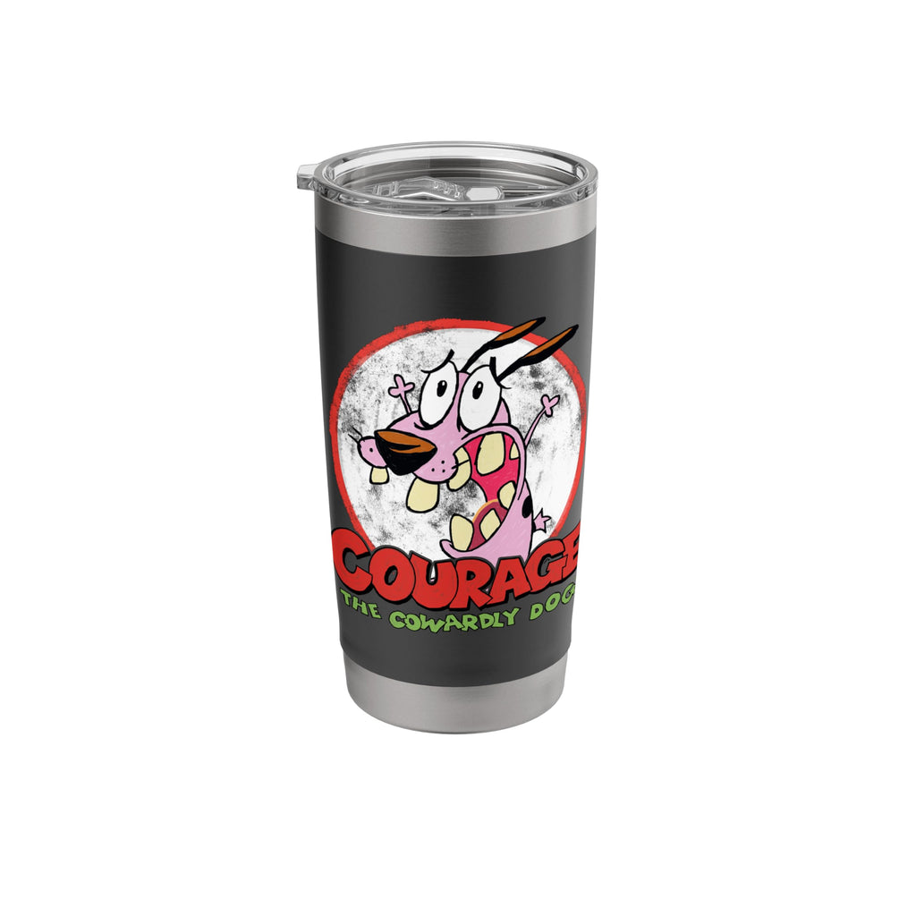 Courage the Cowardly Dog Vintage Courage Stainless Steel Insulated Tumbler