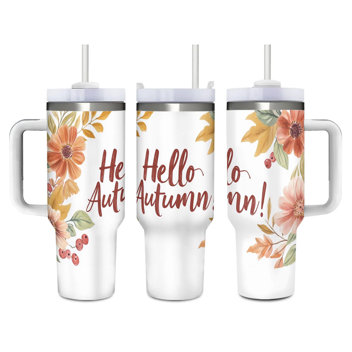 Red Ladybugs Vacuum Insulated Travel Tumbler 40 oz (1200 ml)