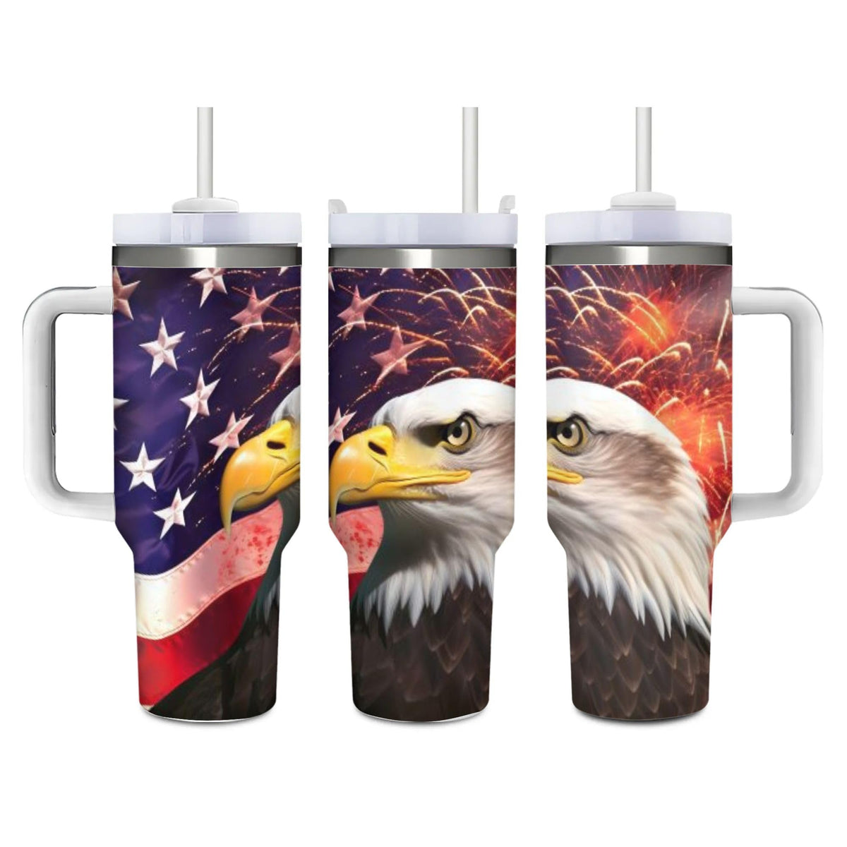 Red Ladybugs Vacuum Insulated Travel Tumbler 40 oz (1200 ml)