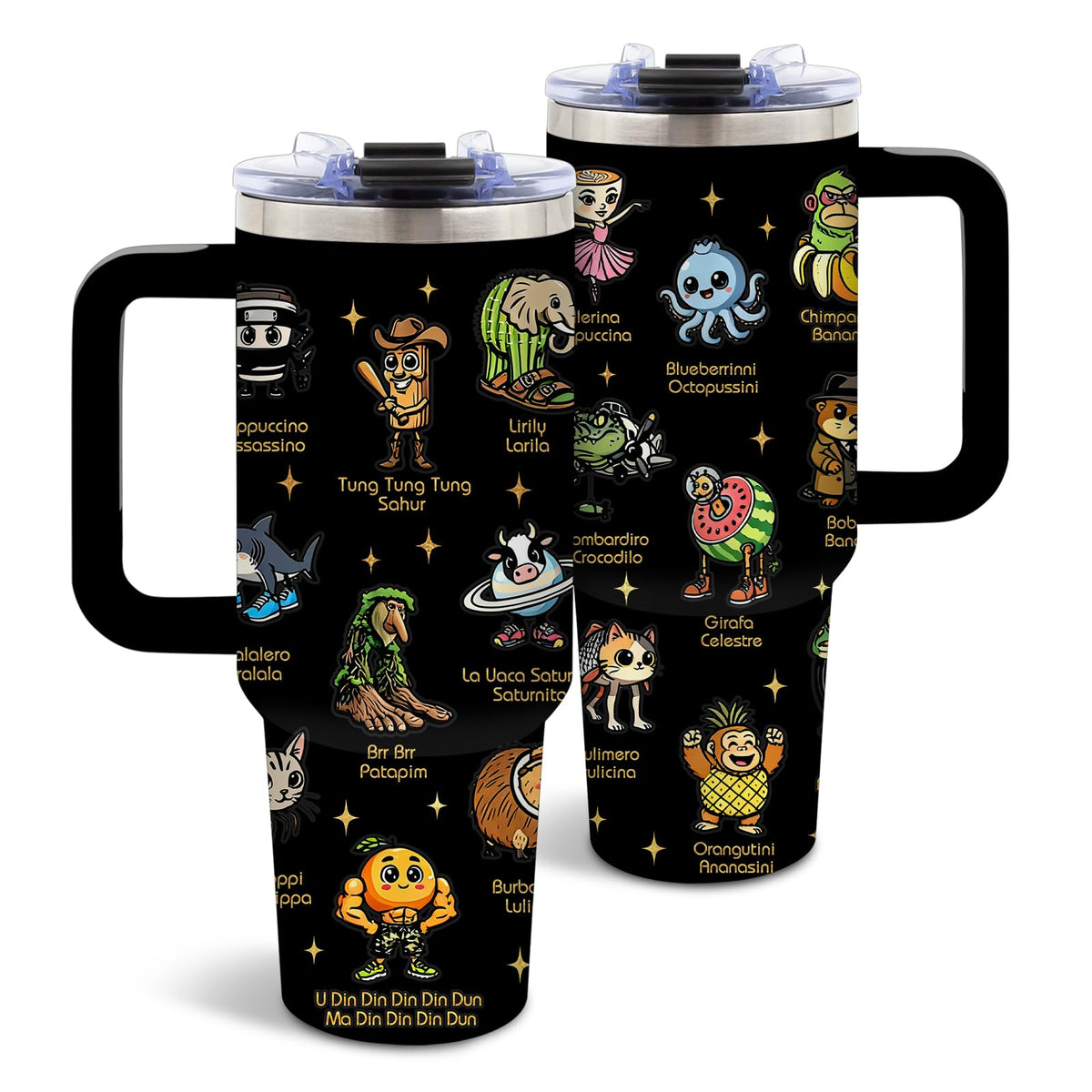 DUUV Colorful Dots Tumbler 40oz, Insulated Sarcastic Gifts for Friend