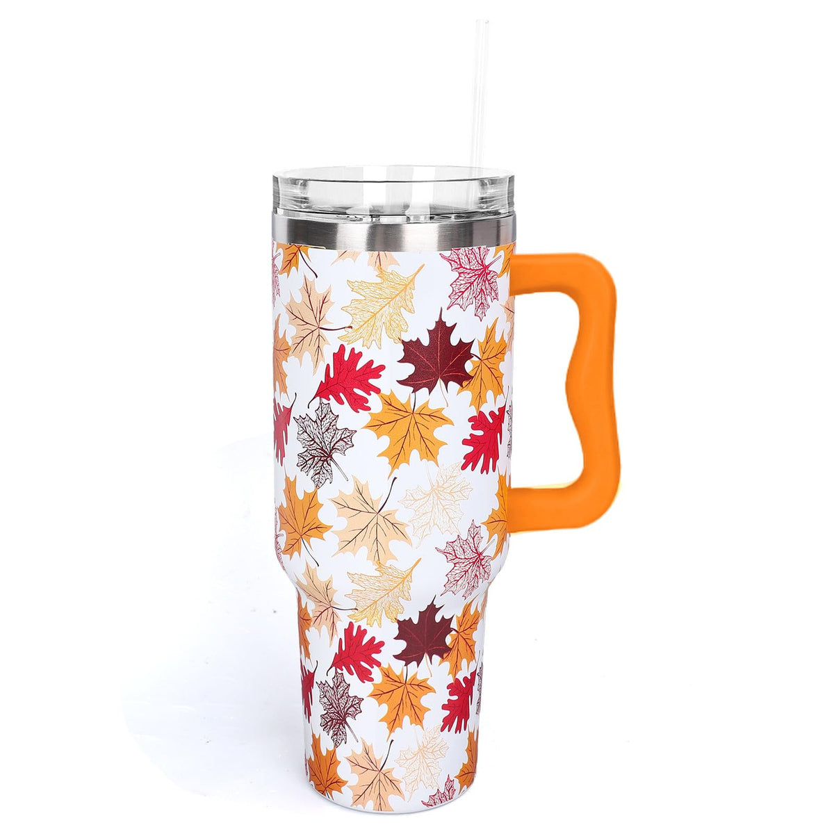 Whaline 40 Oz Cartoon Sponge Tumbler with Handle Straw and Lid Ocean Themed Travel Tumbler Flower Bubble Jellyfish Coffee Cup for Friend Summer Holiday Birthday Party Favors