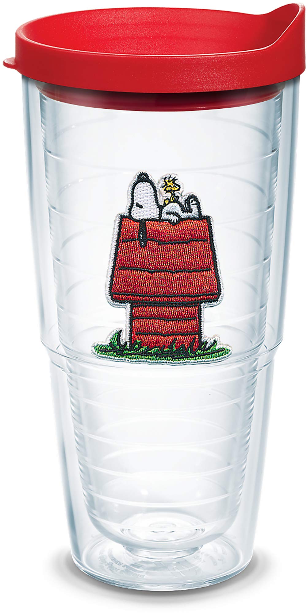 Tervis Peanuts Best Buddies Collection Snoopy Woodstock House Made in USA Double Walled Insulated Tumbler Travel Cup Keeps Drinks Cold & Hot, 16oz Mug, Felt