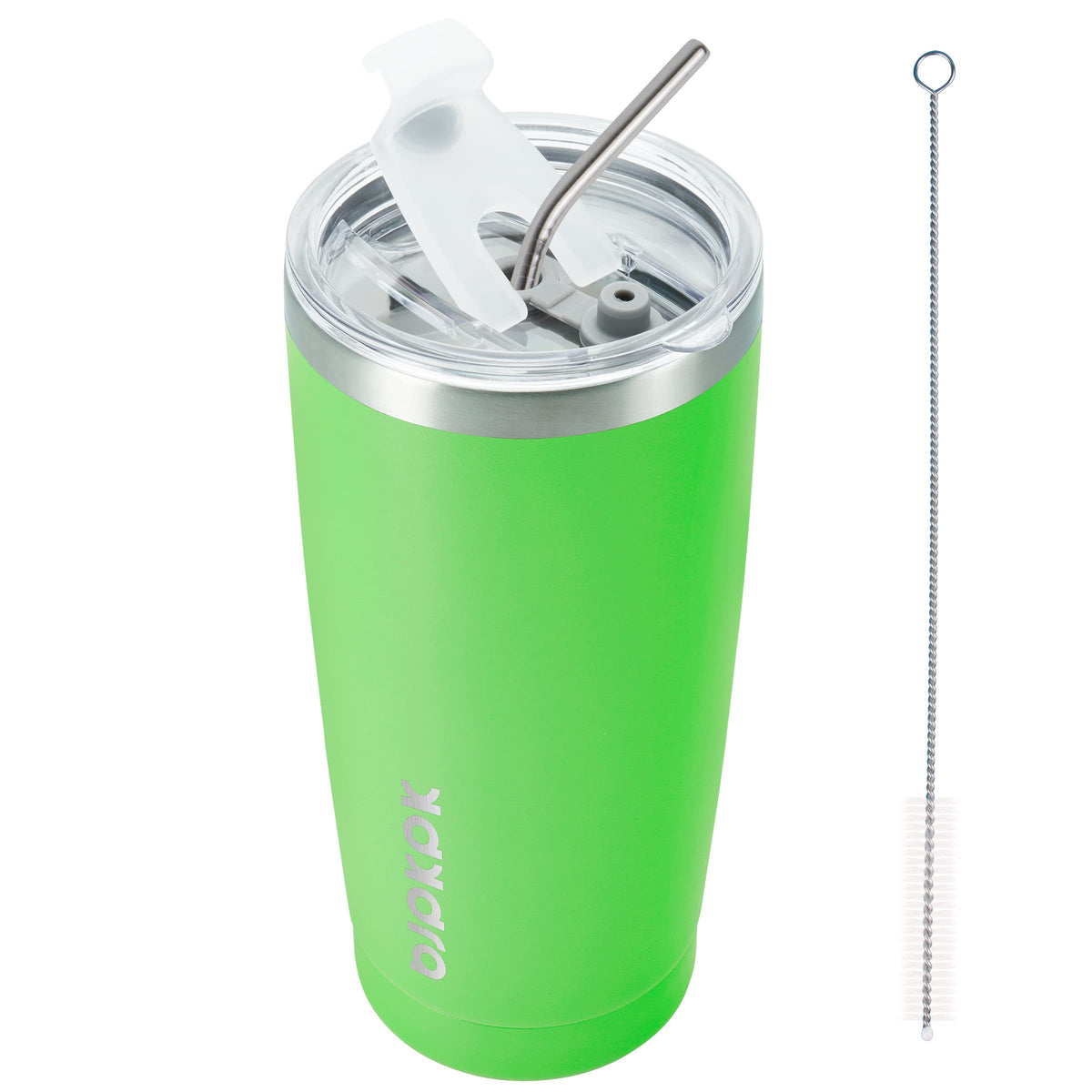 BJPKPK 30 oz Tumbler with Lid and Straw, Insulated Stainless Steel Cup