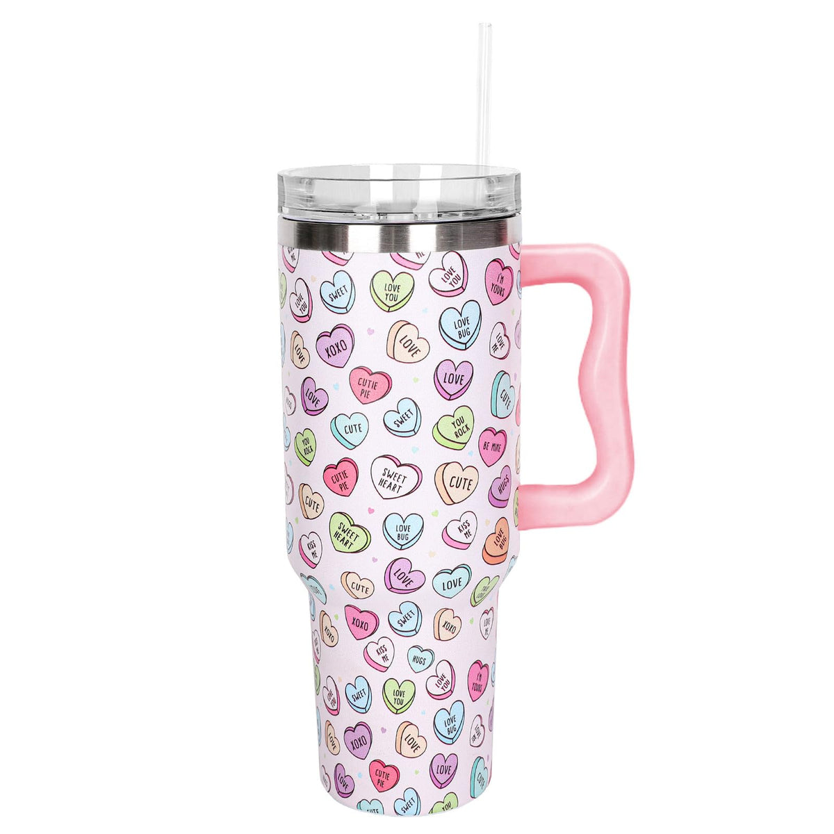 Whaline 40 Oz Cartoon Sponge Tumbler with Handle Straw and Lid Ocean Themed Travel Tumbler Flower Bubble Jellyfish Coffee Cup for Friend Summer Holiday Birthday Party Favors