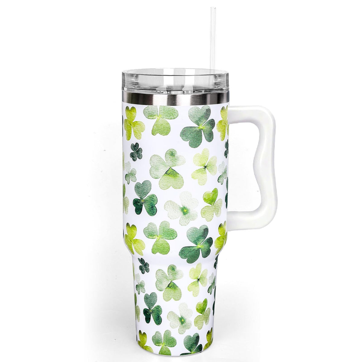 Whaline 40 Oz Cartoon Sponge Tumbler with Handle Straw and Lid Ocean Themed Travel Tumbler Flower Bubble Jellyfish Coffee Cup for Friend Summer Holiday Birthday Party Favors