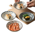 6 inch 4 Pack Cute Japanese Style Ceramic Candy Bowls