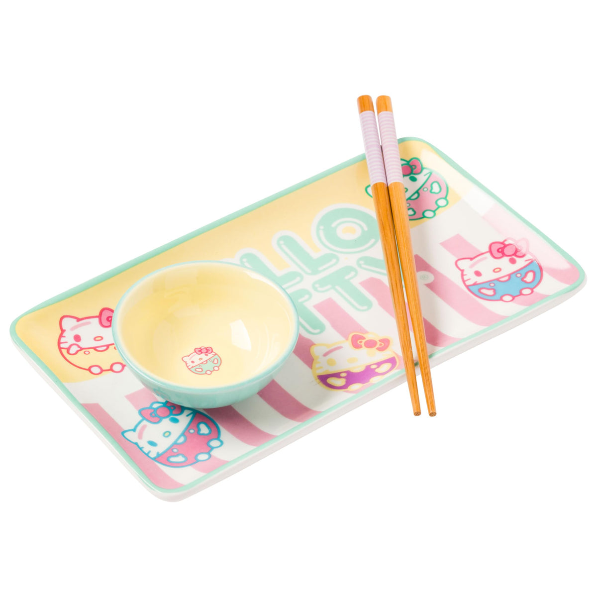 Silver Buffalo Scooby Doo Feed Me Retro, Ceramic Sushi Set