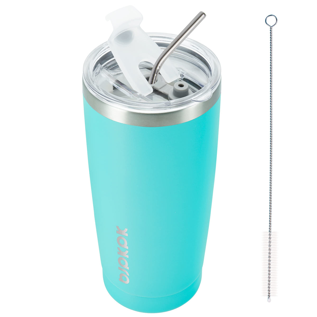 BJPKPK 30 oz Tumbler with Lid and Straw, Insulated Stainless Steel Cup