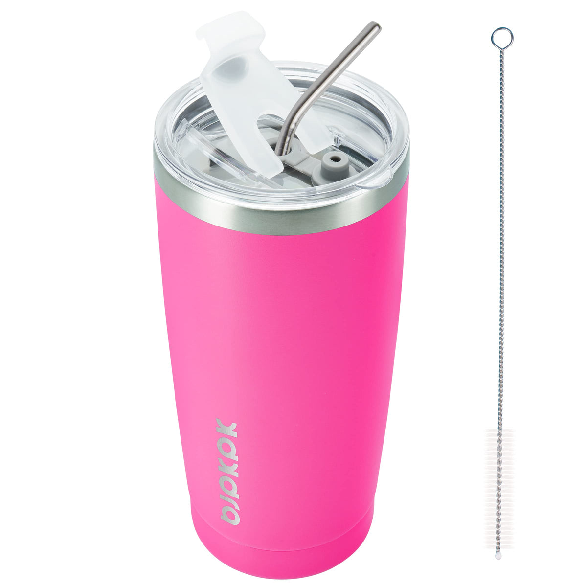 BJPKPK 30 oz Tumbler with Lid and Straw, Insulated Stainless Steel Cup