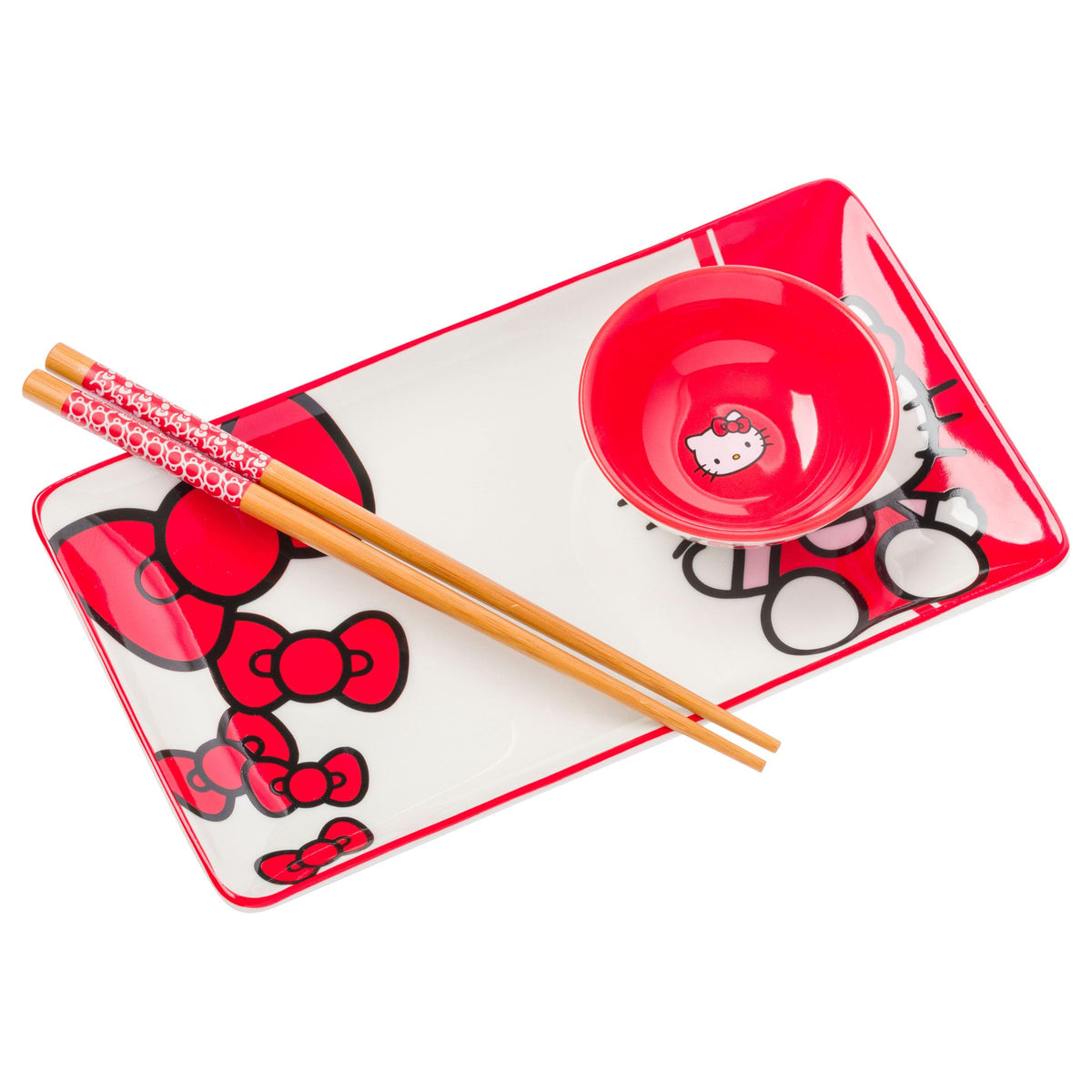 Silver Buffalo Scooby Doo Feed Me Retro, Ceramic Sushi Set