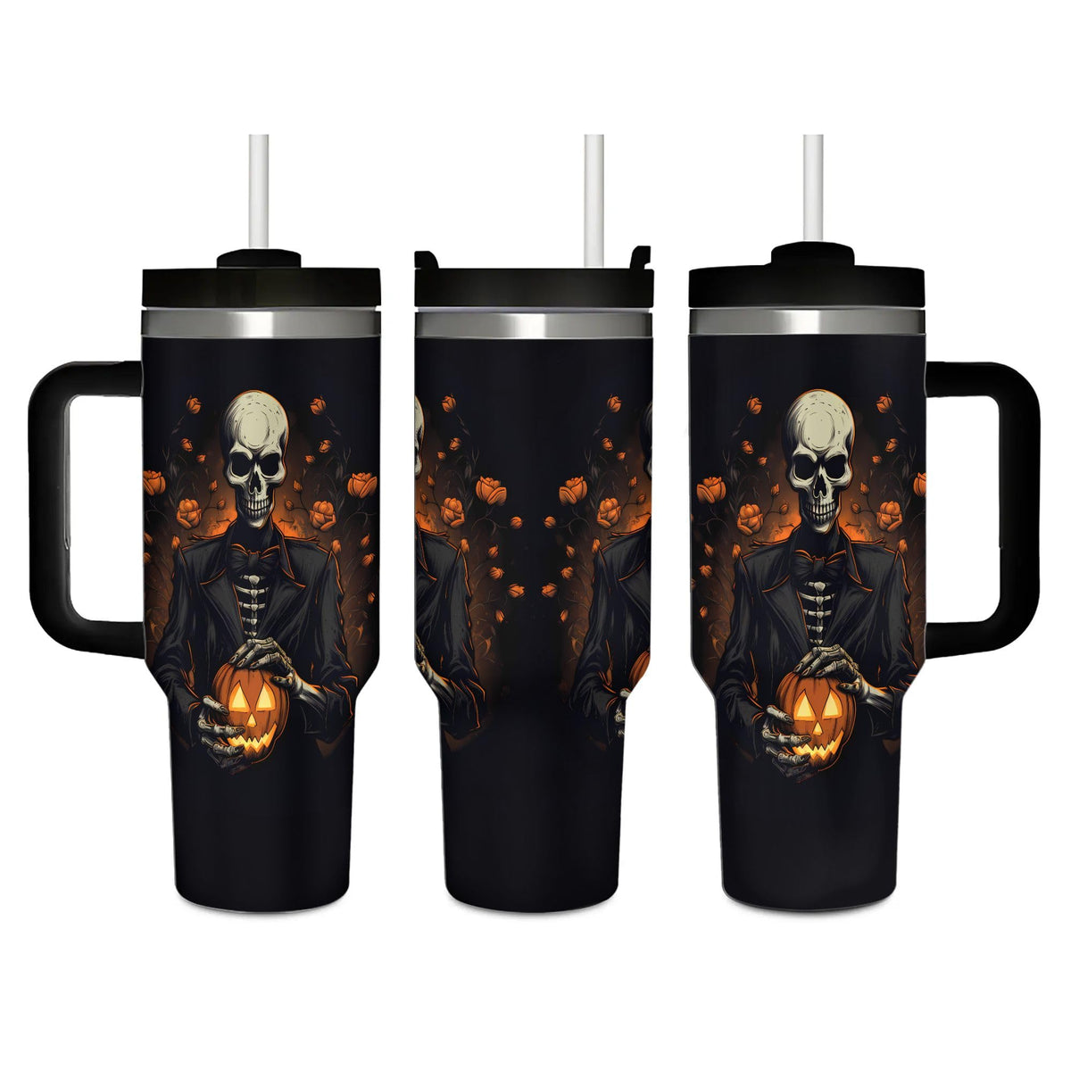 Red Ladybugs Vacuum Insulated Travel Tumbler 40 oz (1200 ml)