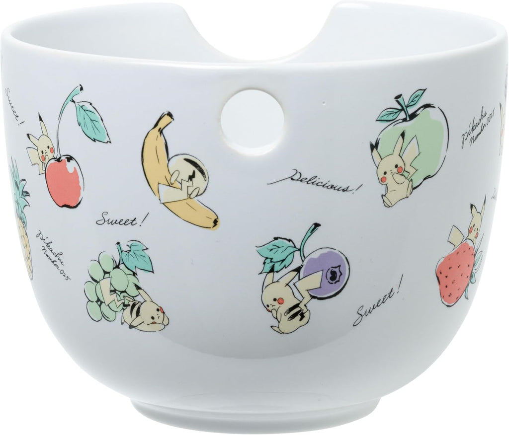 Silver Buffalo Pokémon Pikachu Fruit, Ramen Bowl with Chopsticks, 20oz