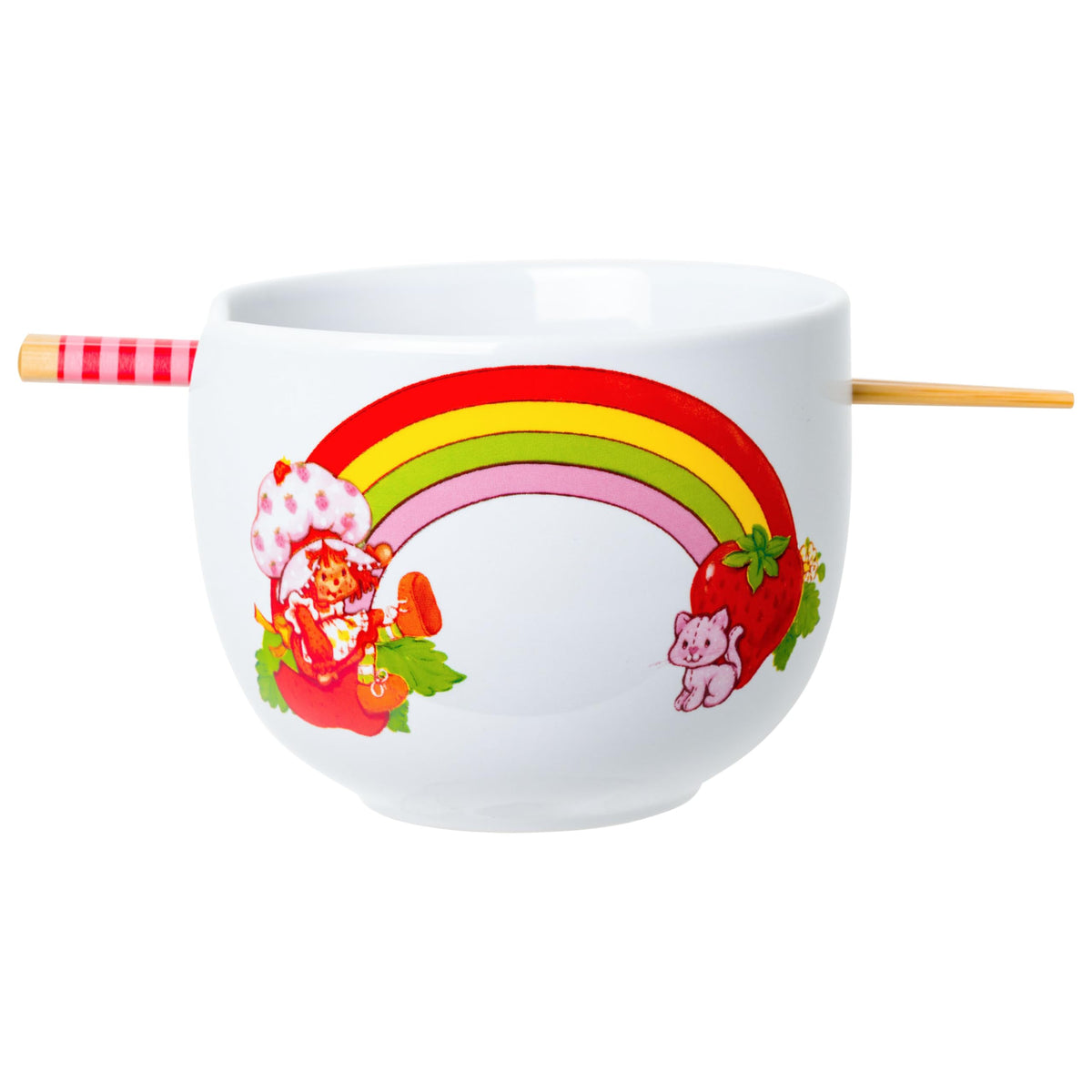 Silver Buffalo Pokémon Pikachu Fruit, Ramen Bowl with Chopsticks, 20oz