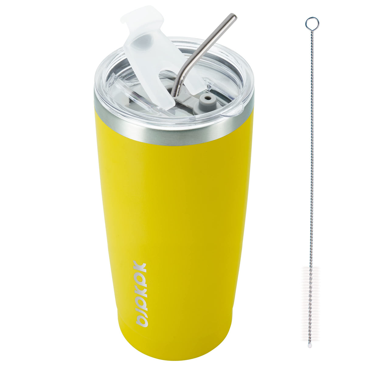 BJPKPK 30 oz Tumbler with Lid and Straw, Insulated Stainless Steel Cup