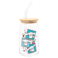 Silver Buffalo Sanrio Cinnamoroll Polaroid, Glass Tumbler, 16oz
