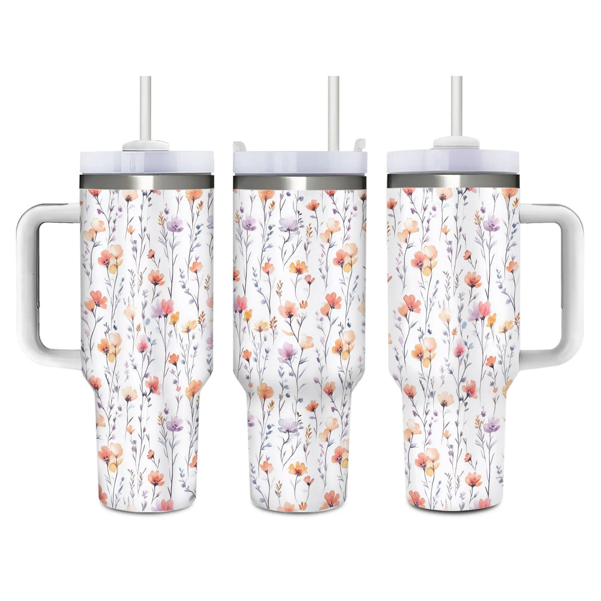 Red Ladybugs Vacuum Insulated Travel Tumbler 40 oz (1200 ml)