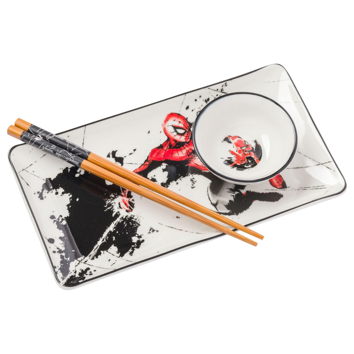 Silver Buffalo Scooby Doo Feed Me Retro, Ceramic Sushi Set