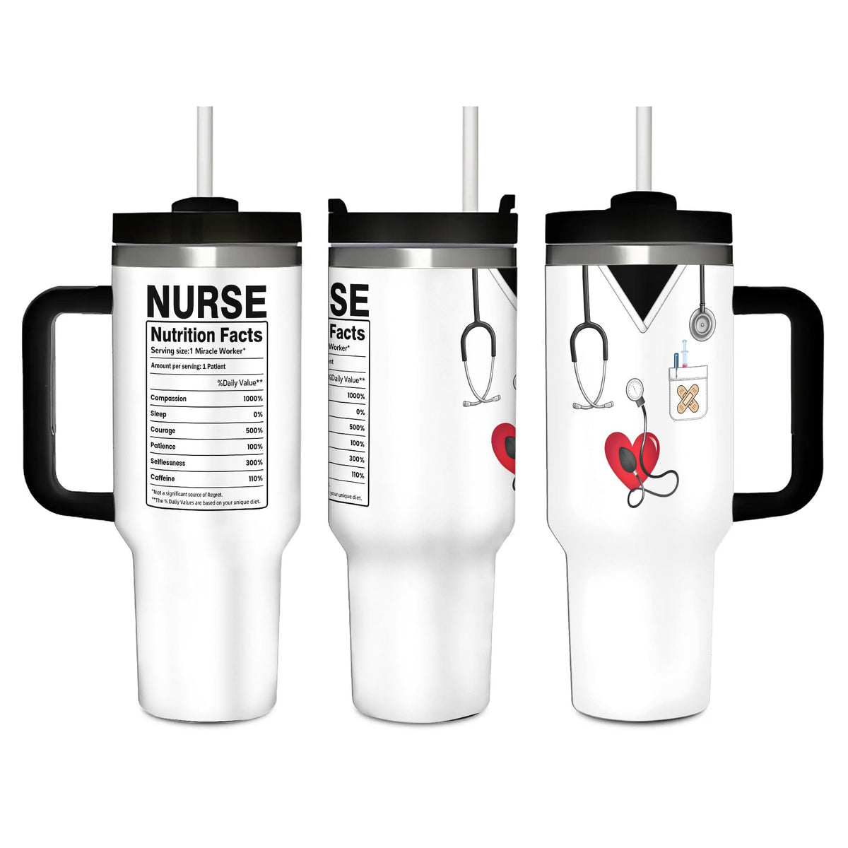 Cute Dinosaurs 40 Oz (1200 ml) Insulated Coffee Tumbler
