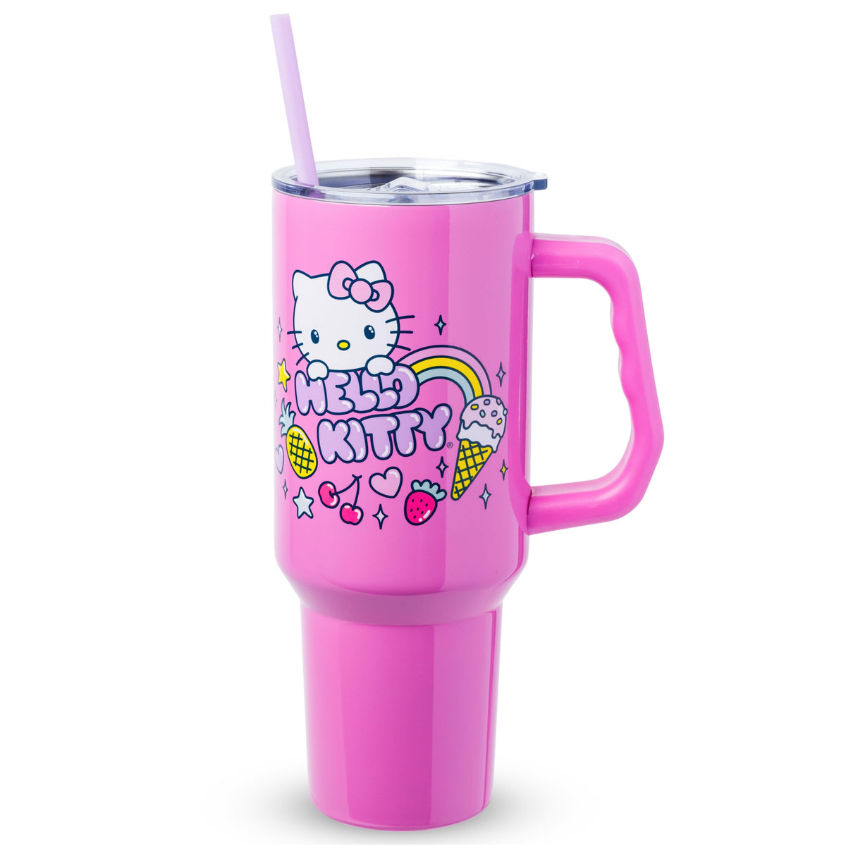 Silver Buffalo Care Bears Watercolor, Stainless Steel Tumbler, 40oz