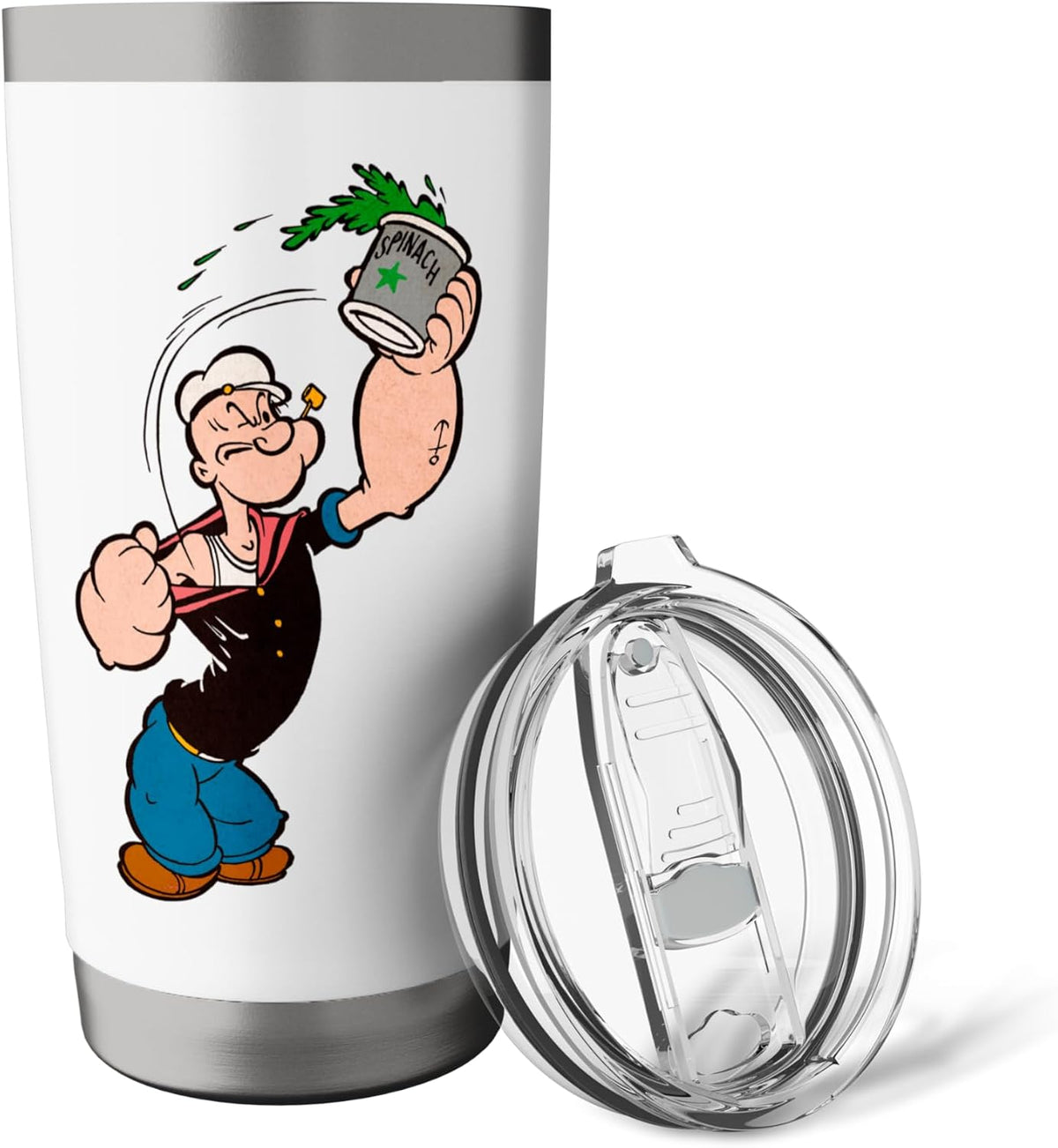 Popeye the Sailor Man - Retro 1929 Cartoon Art Stainless Steel Insulated Tumbler
