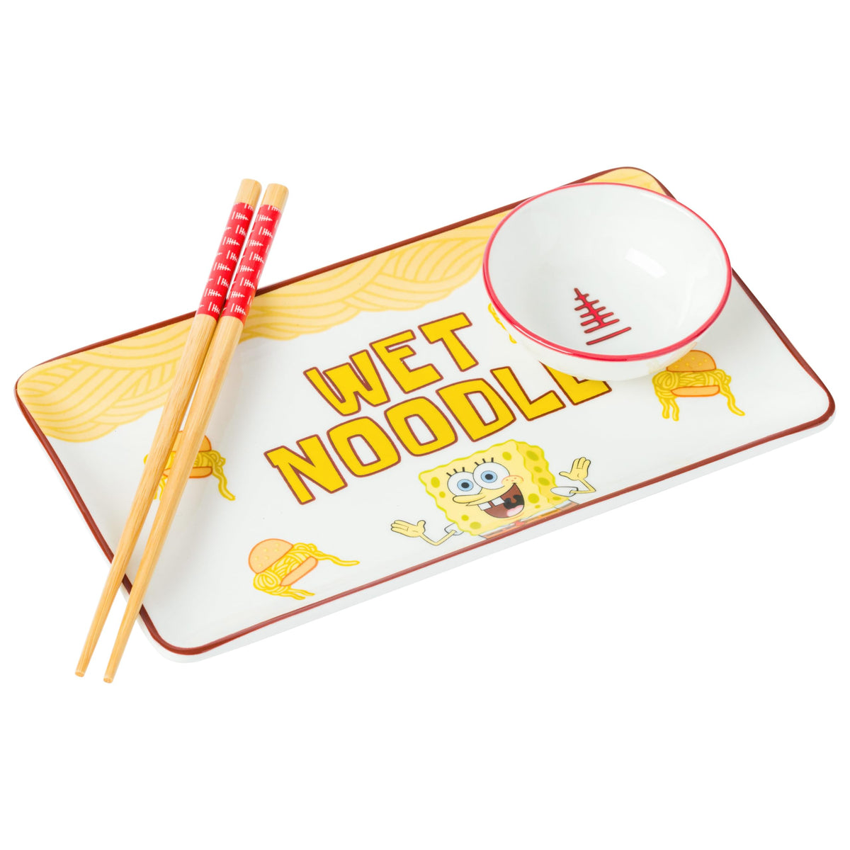 Silver Buffalo Scooby Doo Feed Me Retro, Ceramic Sushi Set
