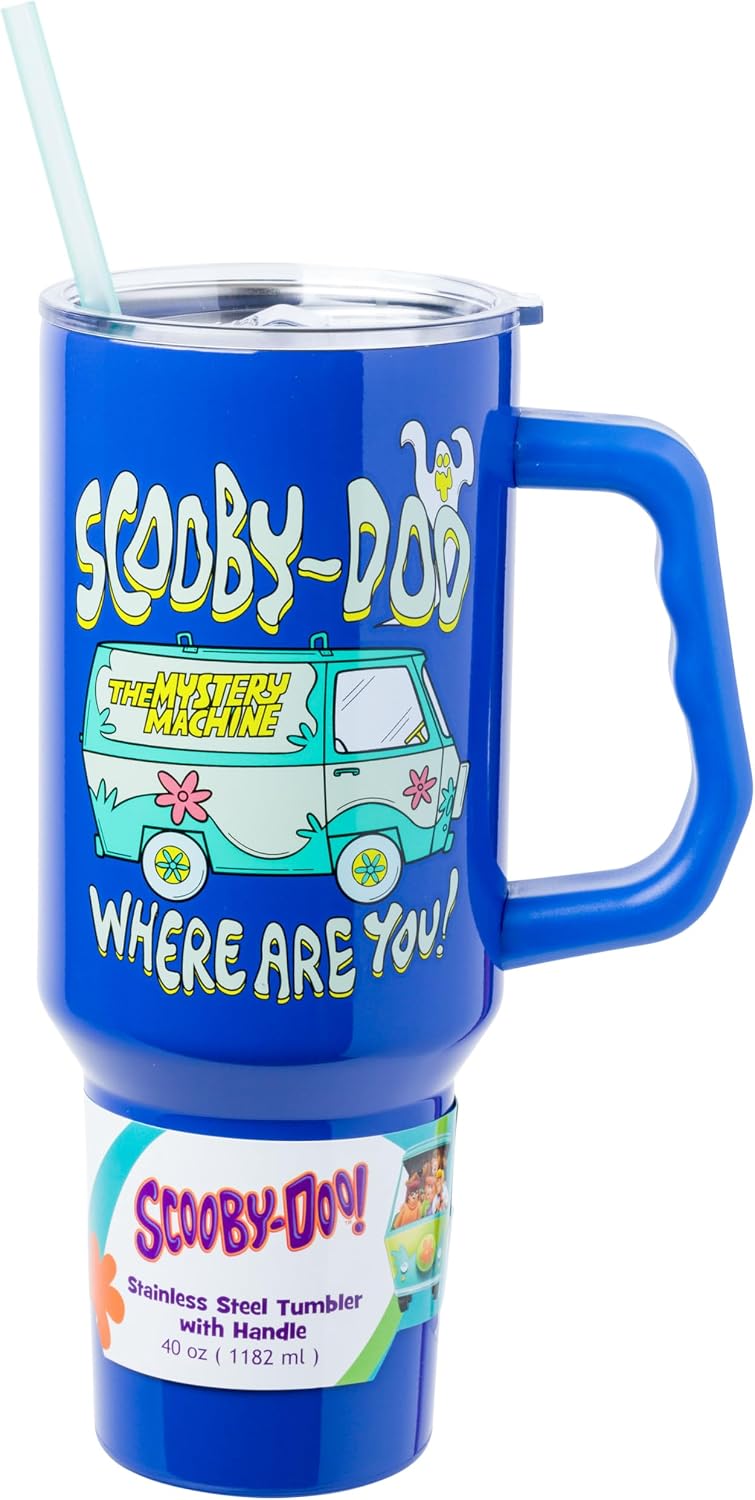 Silver Buffalo Scooby-Doo Where Are You, Stainless Steel Tumbler, 40oz
