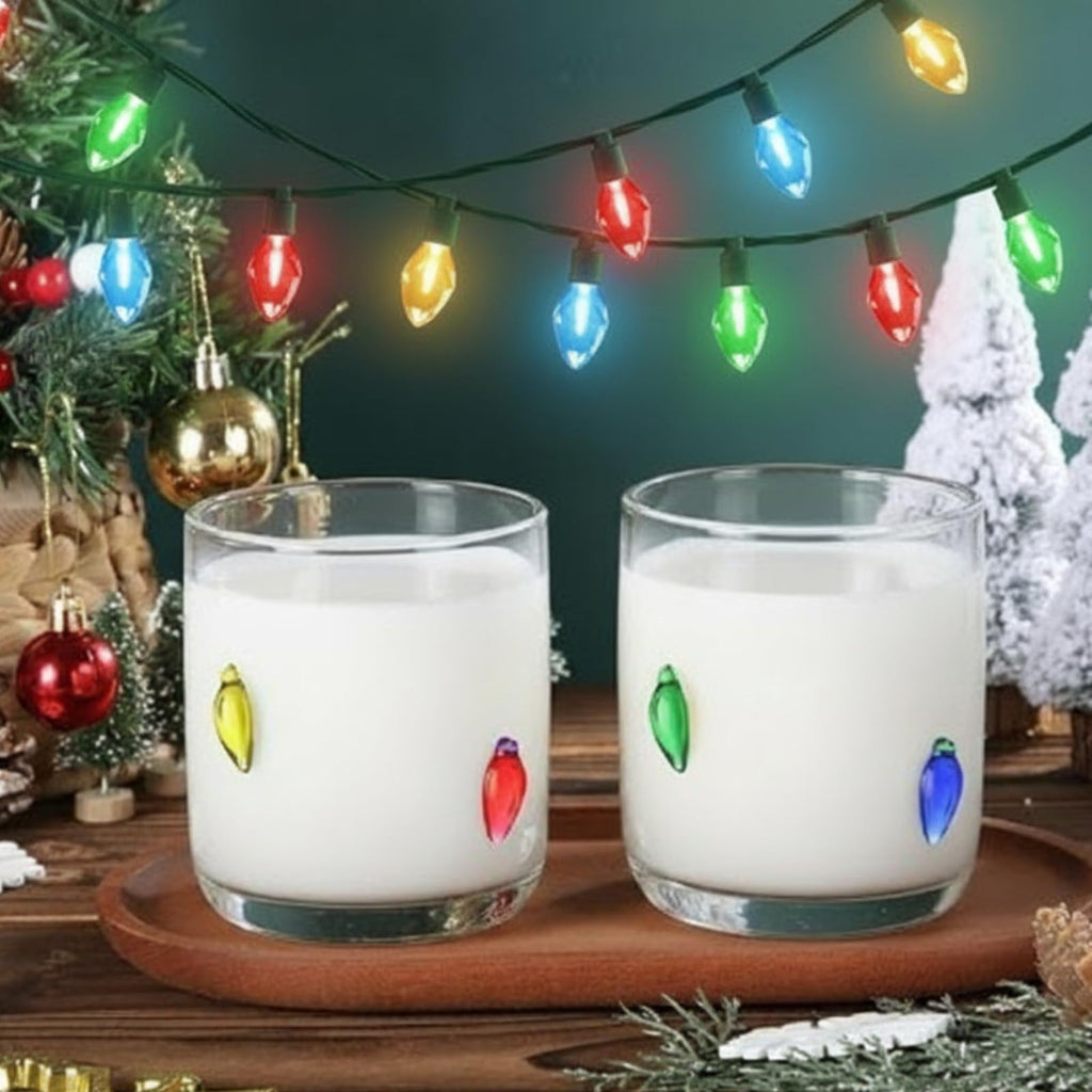 SiliFine 2 Pcs Candy Bear Icon Juice Glasses