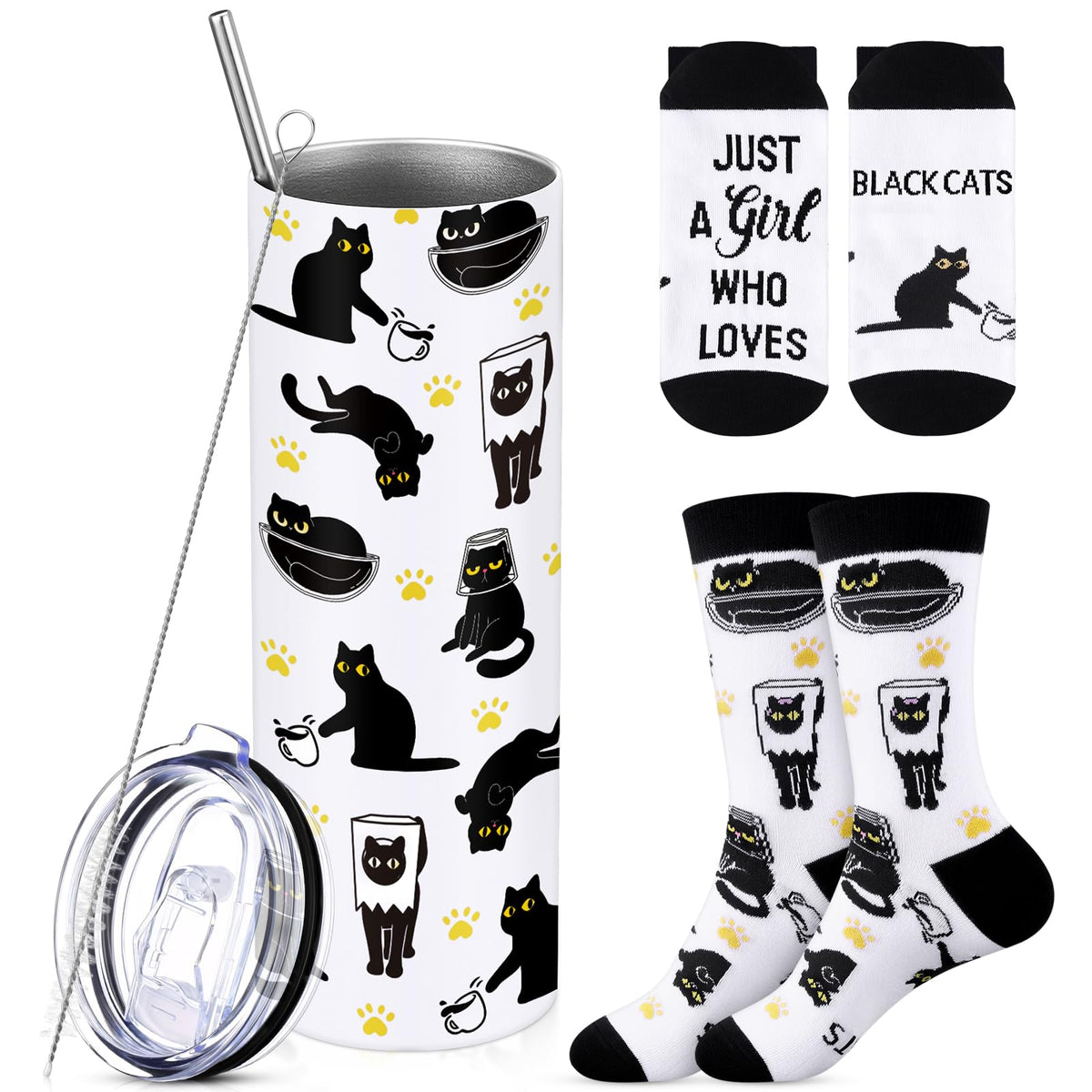 Funnymoom 2 Pack Frog Themed Gift for Women Tumbler Socks Set