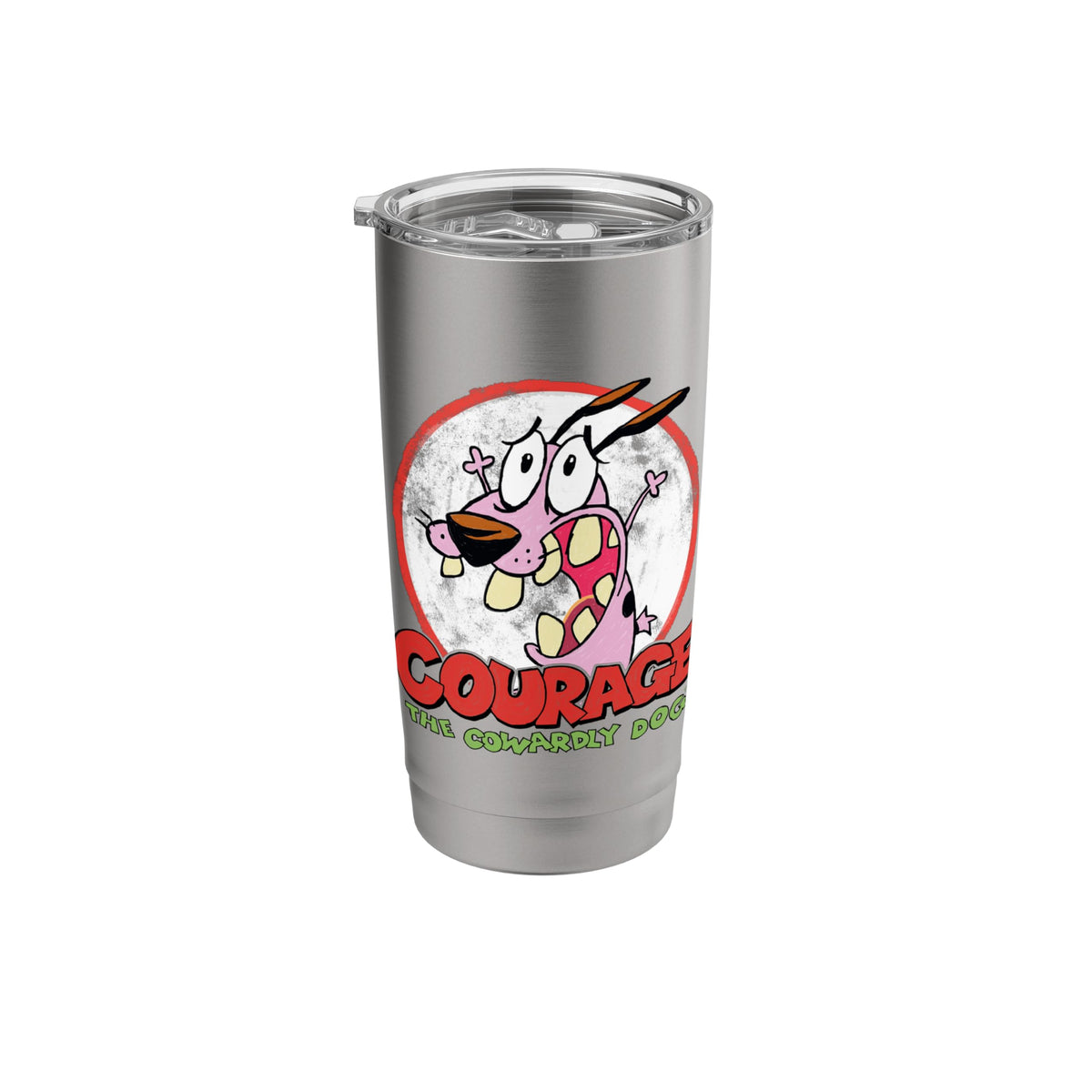 Courage the Cowardly Dog Vintage Courage Stainless Steel Insulated Tumbler