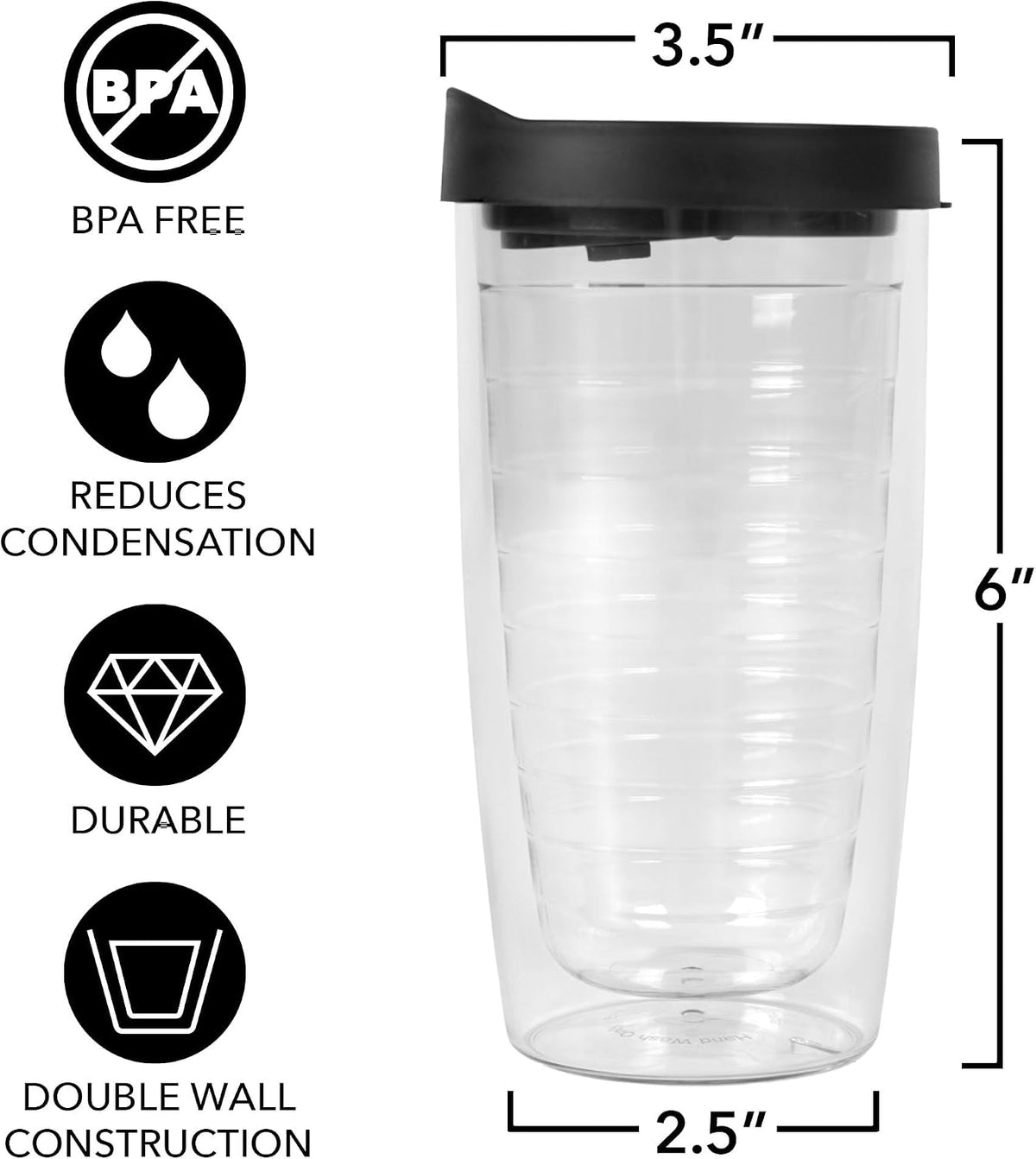 Care Bears Bear Wrap Double-Walled Plastic Travel Tumbler Keeps, 16oz.