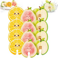 Cute Fruit Shaped Dish Sponge Dishwashing Scrubber Kitchen Cleaning Brush