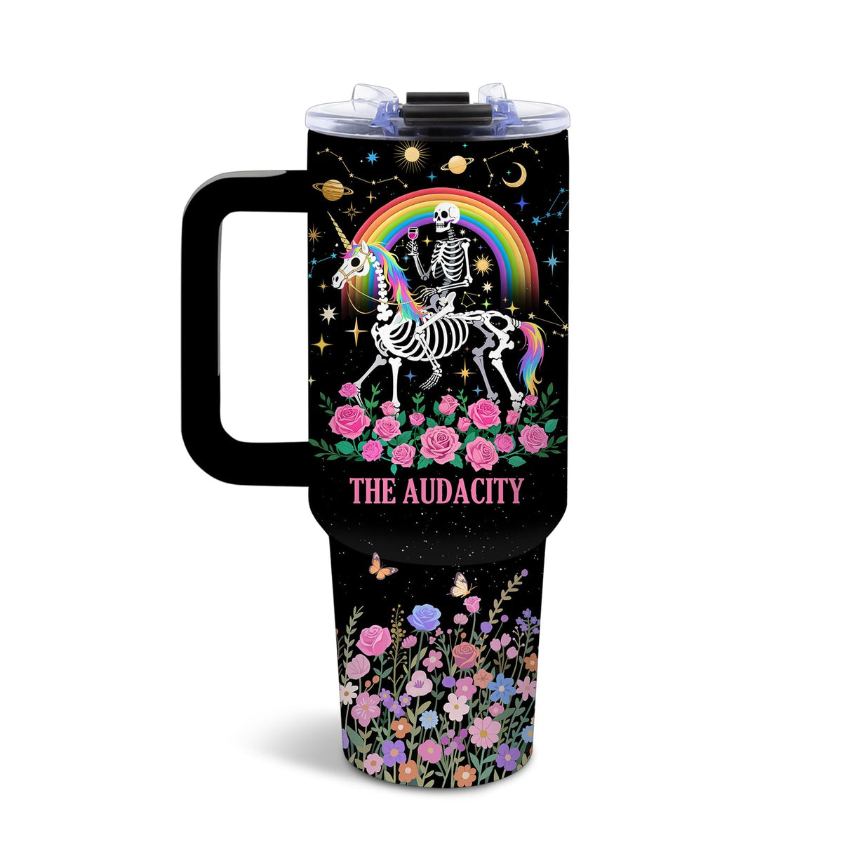 DUUV Colorful Dots Tumbler 40oz, Insulated Sarcastic Gifts for Friend