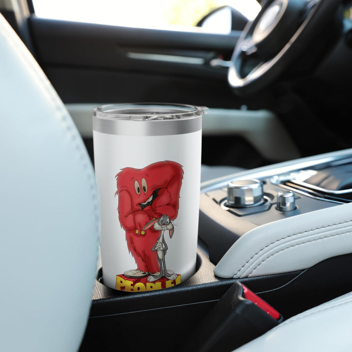 Looney Tunes Bugs Bunny Gossamer People Stainless Steel Insulated Tumbler