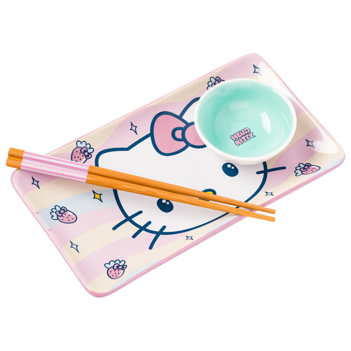 Silver Buffalo Scooby Doo Feed Me Retro, Ceramic Sushi Set