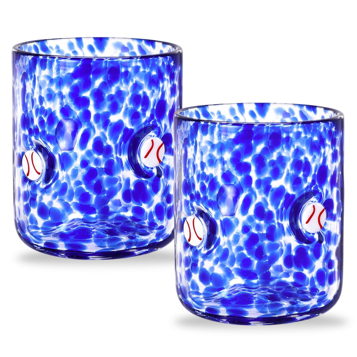 2 Pcs 14 oz Strawberry Cherry Icon Juice Glass Fruit Party Supplies