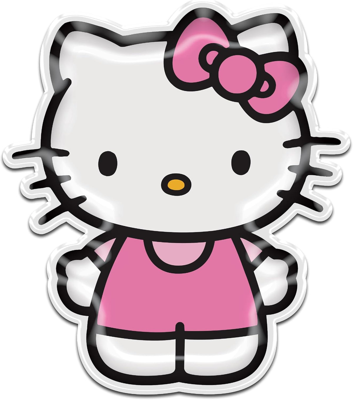 Silver Buffalo Sanrio Hello Kitty Halloween Skeleton Costume, Ceramic Plate