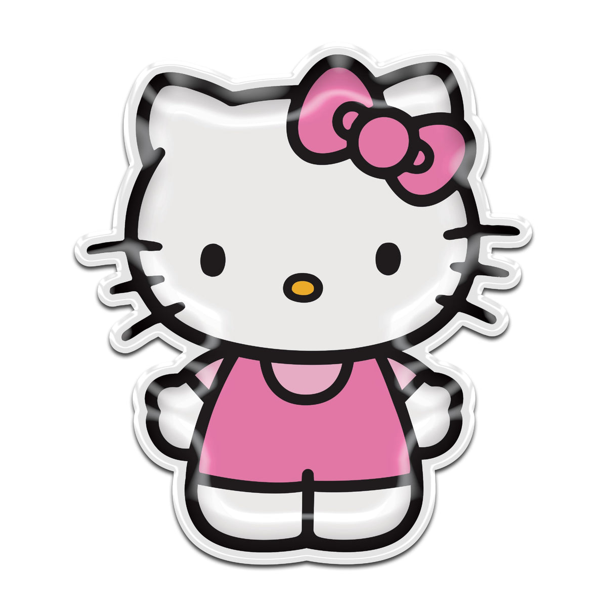 Silver Buffalo Sanrio Hello Kitty Halloween Skeleton Costume, Ceramic Plate